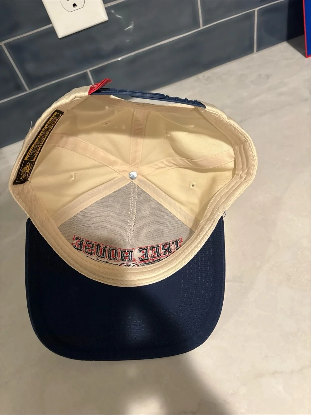 Tree House Brewing NWOT | Two-Tone Beige and Navy Cap